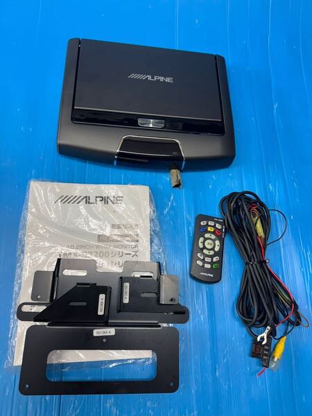 ALPINE フリップダウンモニター TMX-R3000B 10.2インチ アルパイン リモコン付き