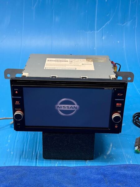 日産純正 MM317D-W フルセグ DVD CD SD Bluetooth 地図データ2020