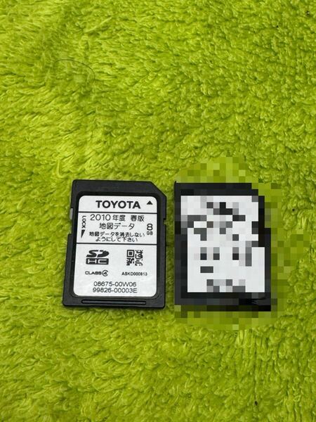 トヨタ純正ナビ 地図SD 08675-00W06 2010年春版NSCP-W60 SDカード 地図SDカード 地図データ