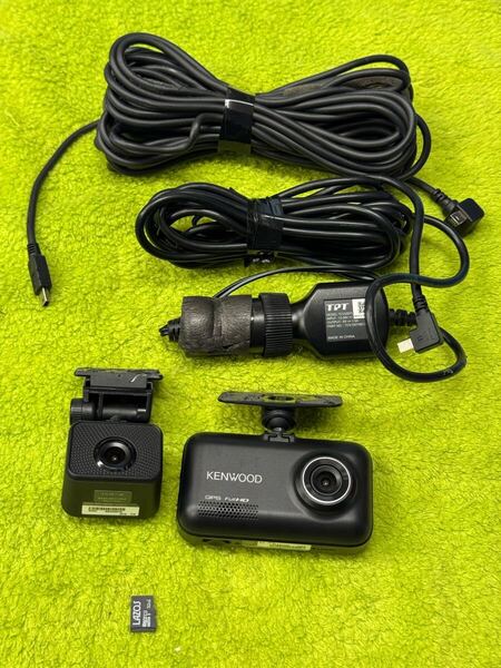 KENWOOD DRV-MR740 ドライブレコーダー 前後2カメラ 前後カメラ ドラレコ 32GBカードつき