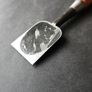 新品未使用 長期保管品 登録 舟弘 一寸四分 面取り 追入鑿【検清久清忠弘正東一正芳左市弘廣近目次のら舟弘鑿鉋鋸天然砥石大工道具】
