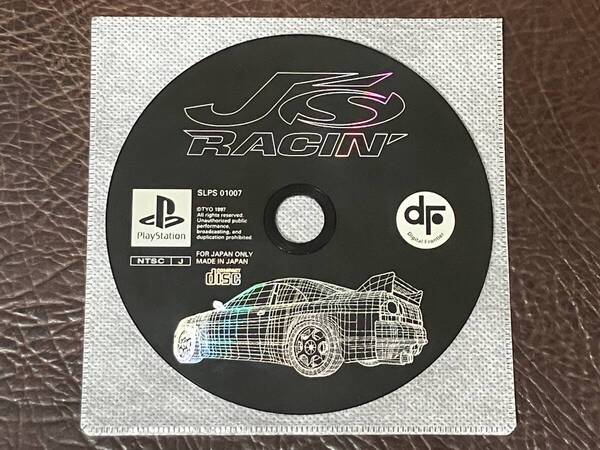 ★ 送料無料 PS1 レースゲーム ★ J's RACIN' 動作確認済 説明書無し ★