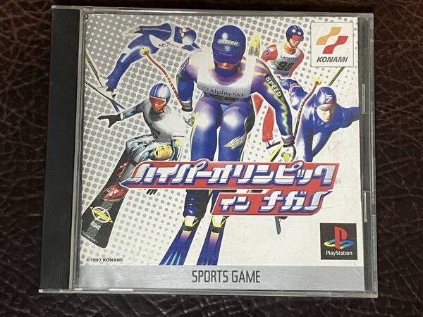 ★ 送料無料 PS1 アクション ★ ハイパーオリンピック イン ナガノ Nagano Winter Olympics 98 動作確認済 説明書付き ★