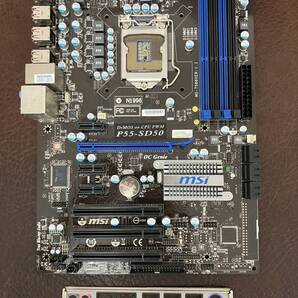 ★ 動作品 bios・windows10起動確認済 マザーボード 第一世代CPU対応 ★ MSI P55-SD50 MS-7586 LGA1156 ATX