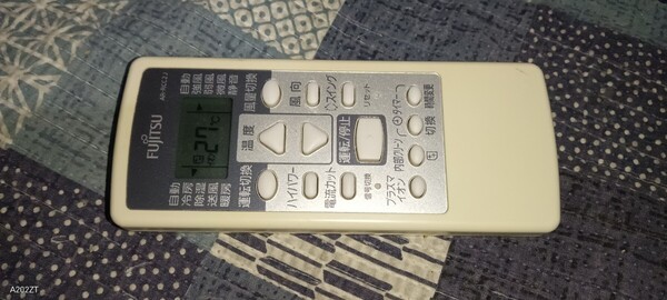 ◆富士通 FUJITSU ◆エアコンリモコン・AR-RCC2J 【美品】