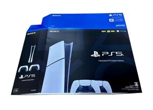 ∀ 少々訳あり SONY PS5 PlayStation 5 DualSense ダブルパック デジタルエディション 黒 プレイステーション5 空き箱 外箱のみ PS5 ∀