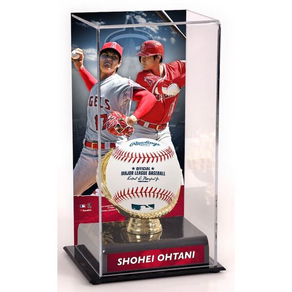 【大谷翔平】エンゼルス ボール ディスプレイケース 新品未開封 即発送可 検) サイン Tシャツ ユニフォーム 山本由伸 ドジャース