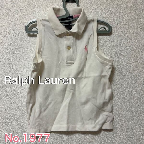 送料無料 匿名配送 Ralph Lauren ラルフローレン ノースリーブ ポロシャツ 女の子