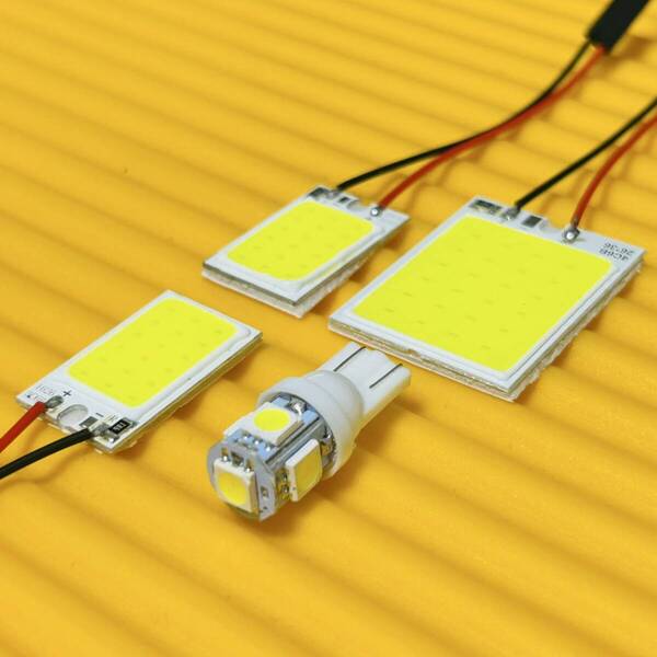4個セット!MXPH10/15 ヤリスハイブリッド バニティ有 T10 LED ルームランプ 純正球交換用 室内灯 車内灯 パーツ カー用品