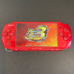 SONY PSP本体 PSP-3000 Monster Hunter 3rd付き 管理24