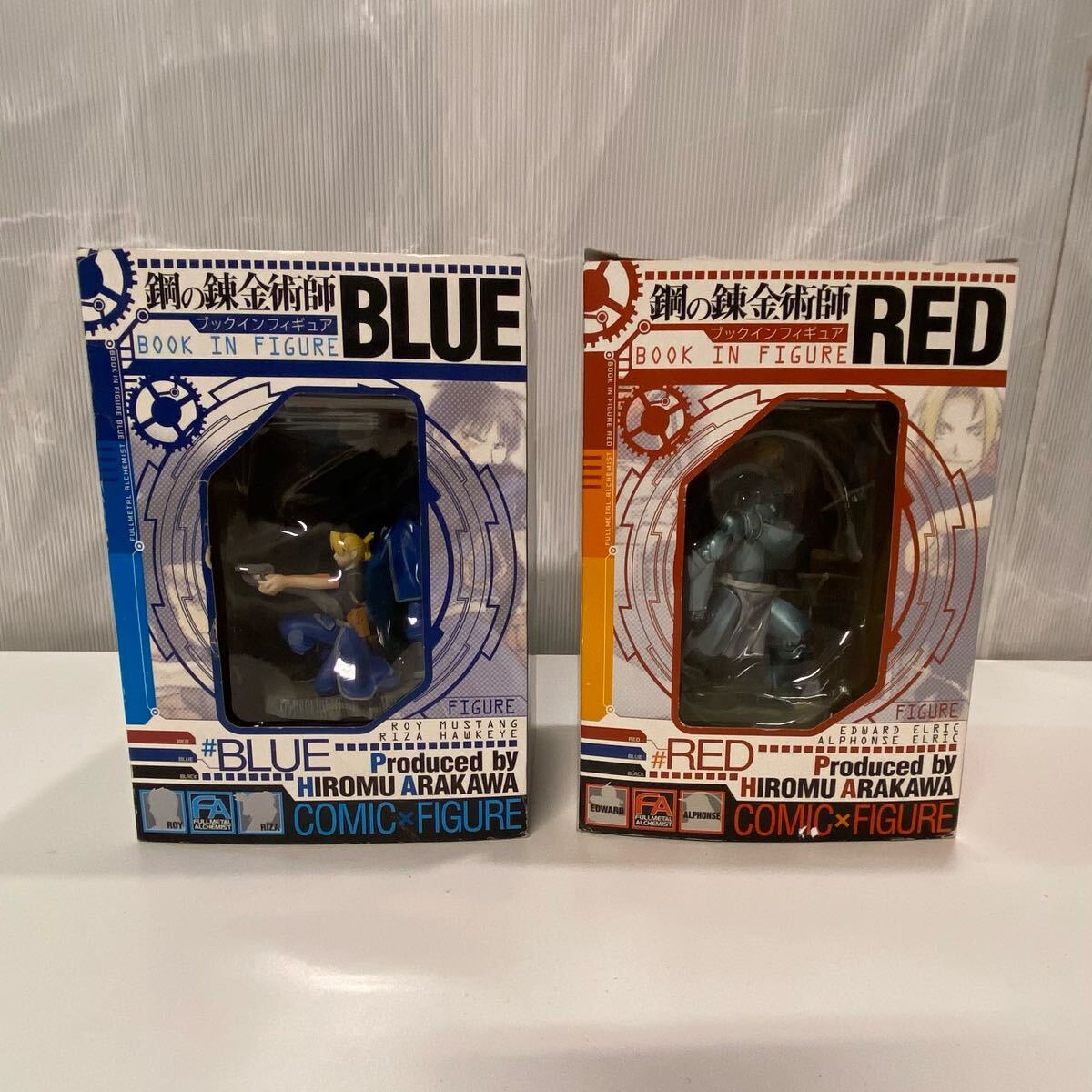 鋼の錬金術師 ブックインフィギュア RED BLUE セット 荒川弘 Yahoo!オークション -「鋼の錬金術師 フィギュア red」の落札