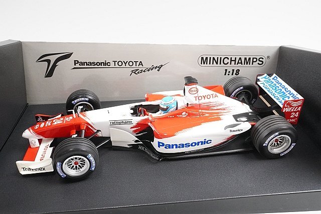 ミニチャンプス超美品 パナソニック トヨタレーシングTF102 9×7