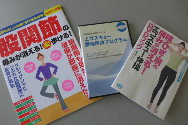 即決 エゴスキュー 腰痛解決プログラム DVD 3枚 腰・ひざ・方の痛みが消える!
