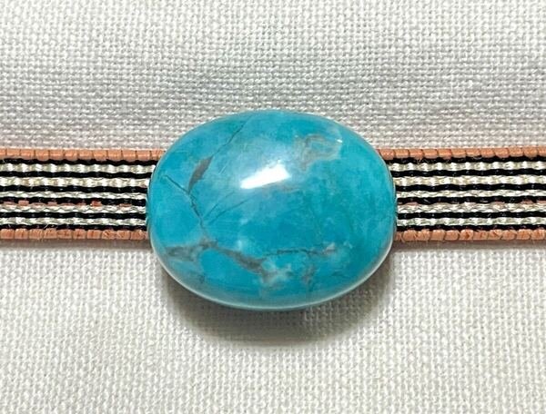 NO.2053 帯留め 天然石 リメイク品(帯留 帯飾り 和装小物)ハンドメイド品