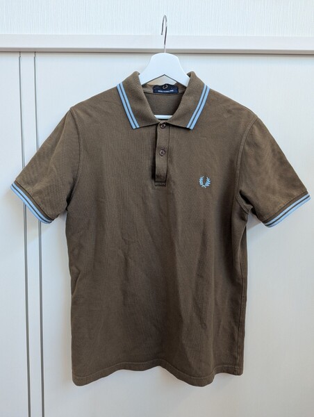 FRED PERRY フレッドペリーシャツ M12 イングランド製 ポロシャツ Size.40
