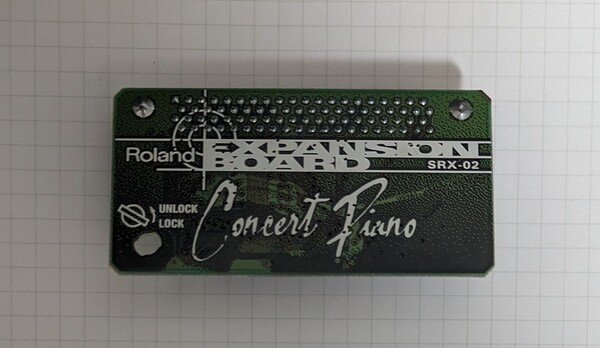 ROLAND Expansion Board ローランド ウェーブ エクスパンションボード SRX-02 Concert Piano