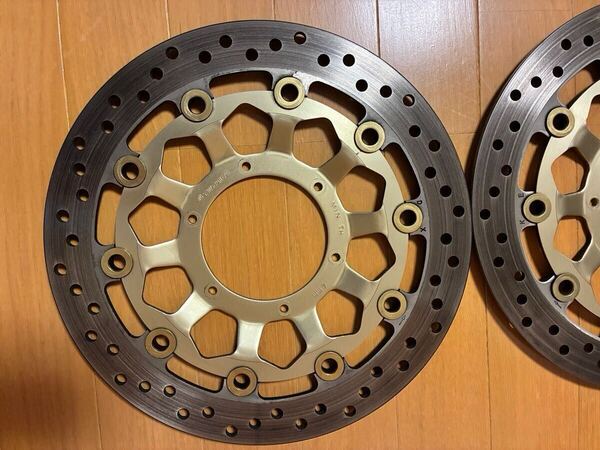 CBR1000RR フロントブレーキディスク ホンダ 純正 中古 左右セット SC57前期 YUTAKA 曲がりなし(SC54 PC37 PC40)送料無料