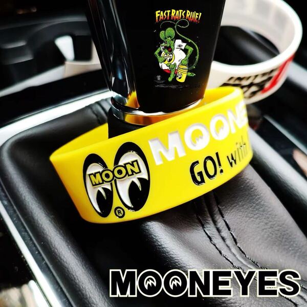 mooneyes ムーンアイズ シフトブーツ ラバーリストバンド ドレスアップ カーインテリア 車内アクセサリー