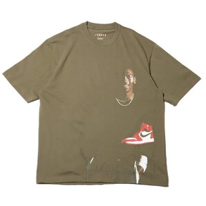 Nike Jordan Men's Crewneck T-Shirts Medium Olive ナイキ ジョーダン メンズ クルーネック Tシャツ Lサイズ
