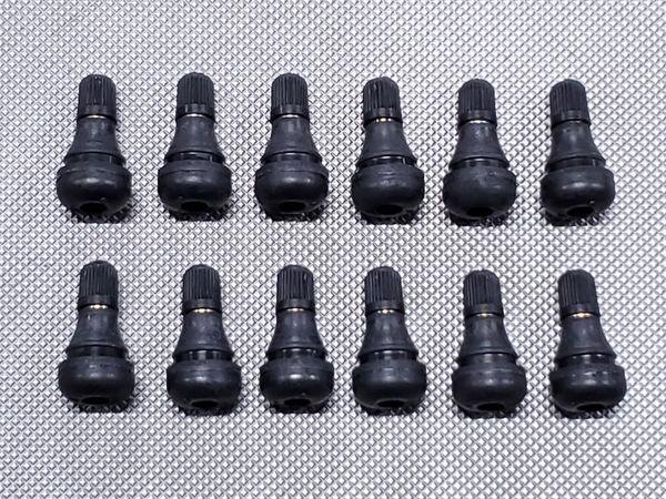●送料無料●日本製 エアー バルブ TR-412C 12個 > 国産 太平洋工業 PACIFIC チューブレス エア ショート バルブ ゴム スクーター バイク