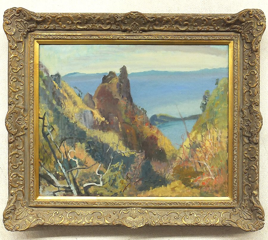 睡蓮」 島野重之 絵画 風景画 花 油彩画