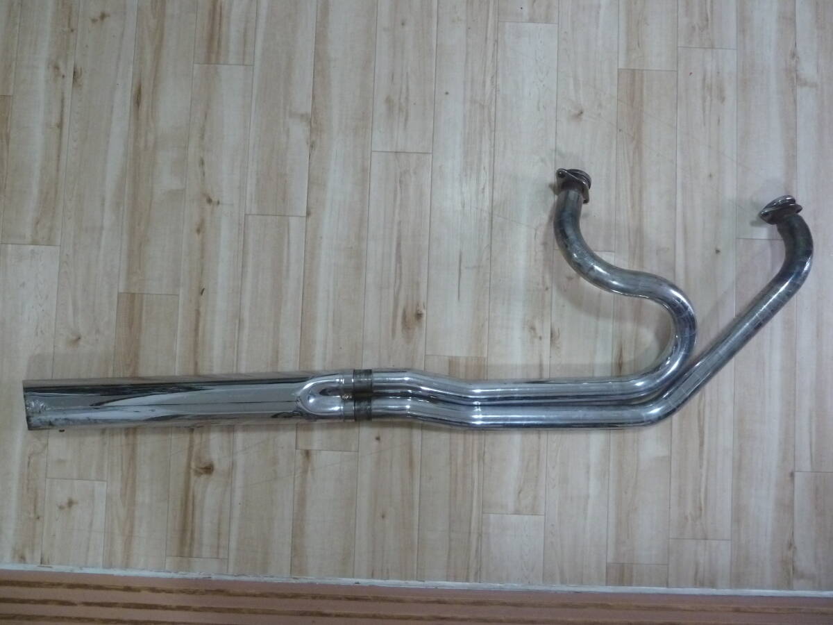 イントルーダークラシック400 ケンテック 2in1 スラッシュカットマフラー KENTEC ケンテック 極太スラッシュカット2IN1マフラー 90Φ