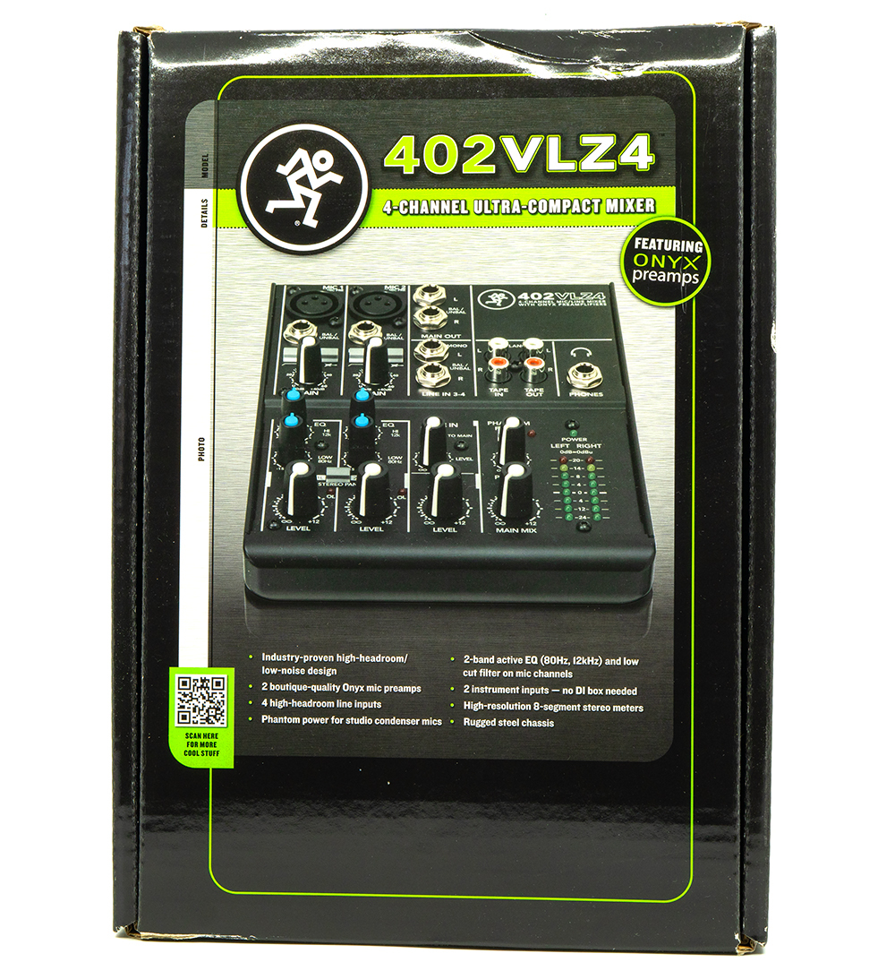 MACKIE 【夏のボーナスセール】402VLZ4 【4ch アナログミキサー