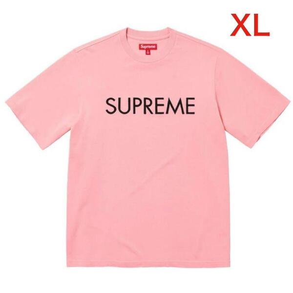 即決【即完売】Supreme 25ss Capital S/S Top PINK/XL シュプリーム キャピタルトップ Tシャツ ボックスロゴ メンズレディース ピンク