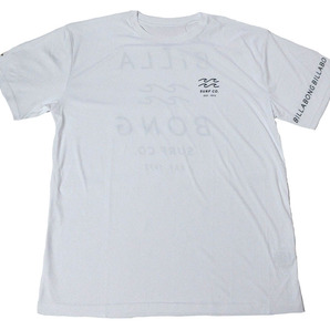 ビラボン メンズ RASH TEE ラッシュガード Tシャツ Lサイズ 白 ホワイト BE01A853 BILLABONG 水着 サーフィン
