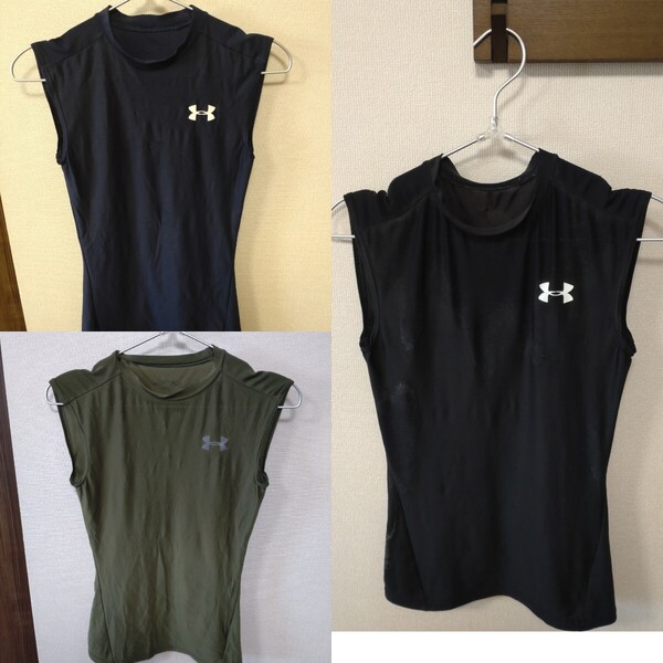 アンダーアーマー(UNDER ARMOUR) トレーニングウェア3枚セット☆表記サイズ:メンズSM