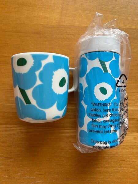 マリメッコ ウニッコ ブルーボトルコーヒー タンブラー マグ セット Marimekko Blue bottle Coffee