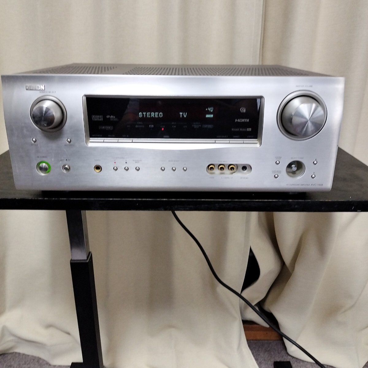 DENON AVアンプ HDMI対応 シルバー AVC-1508 Yahoo!オークション -「avc-1508」の落札相場・落札価格
