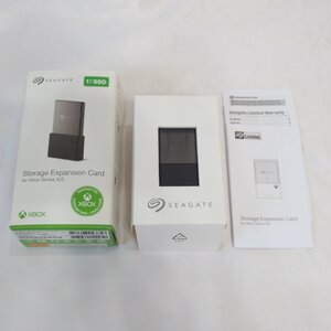 Xbox◆Xbox Series X/S用 Seagate ストレージ拡張カード ソリッドステート HDD 1TB(STJR1000400) 元箱入り◆USED