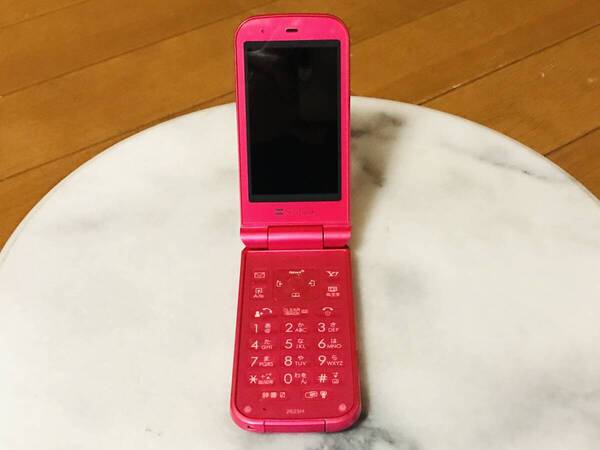 ★美品★SoftBank ソフトバンク SHARP 202SH ビビットピンク ガラケー 判定○★即決★