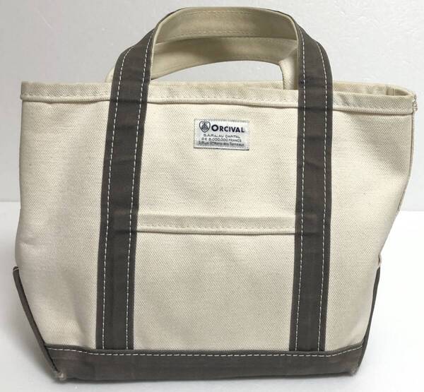 ORCIVAL オーシバル A2505198 トートバッグ ハンドバッグ グレー キャンバス