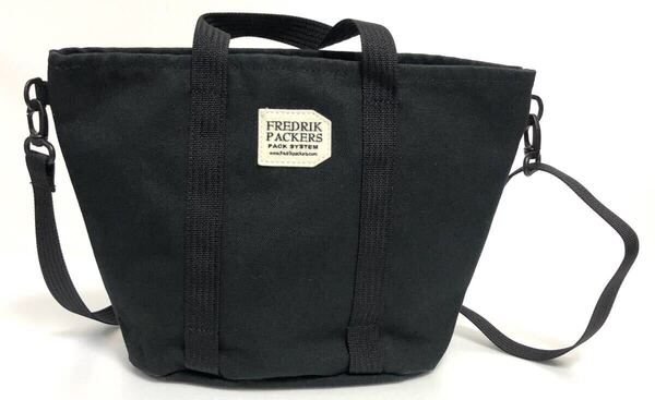 フレドリックパッカーズ A2505265 ショルダーバッグ 2WAY FREDRIK PACKERS ハンドバッグ ブラック 黒 美品