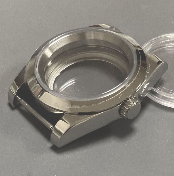 新品 腕時計ケース 修理交換 ジェネリックパーツ 対応ムーブメントNH35/NH36/NH系 グラスバック