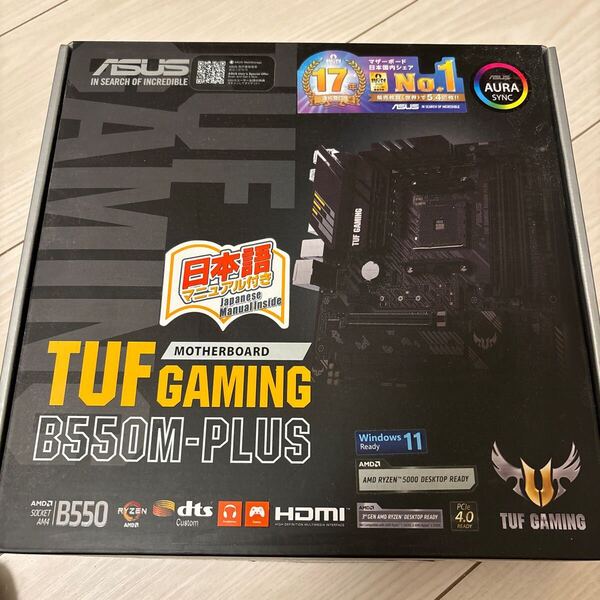 ASUS TUF Gaming B550M-PLUS AMD B550 (Ryzen AM4) Micro ATX Motherboard (PCIe 4.0 Dual M.2 10 DrMOS DDR4 4400 6 2.5 Gb Ethernet HDMI