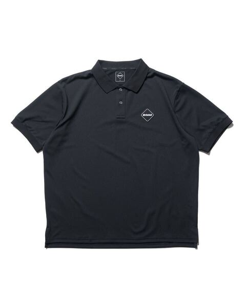 L 新品 送料無料 FCRB 25SS EMBLEM POLO BLACK ブラック SOPHNET F.C.R.B. ブリストル BRISTOL F.C.Real Bristol ポロシャツ