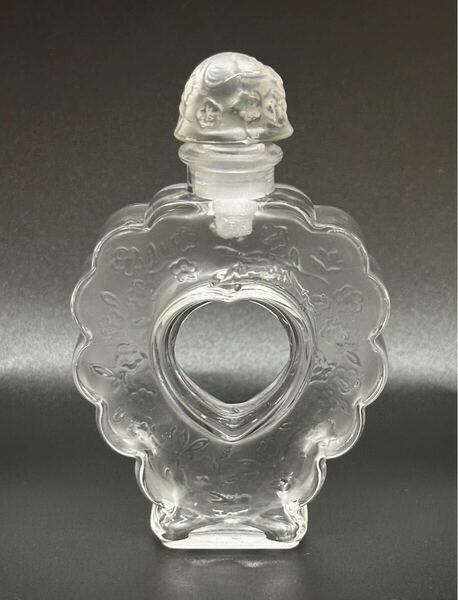 ルネラリック ラリック Lalique オープンハート ハート 喜びの心 クールジョア 香水瓶 クリスタルガラス 空瓶 アンティーク 送料無料
