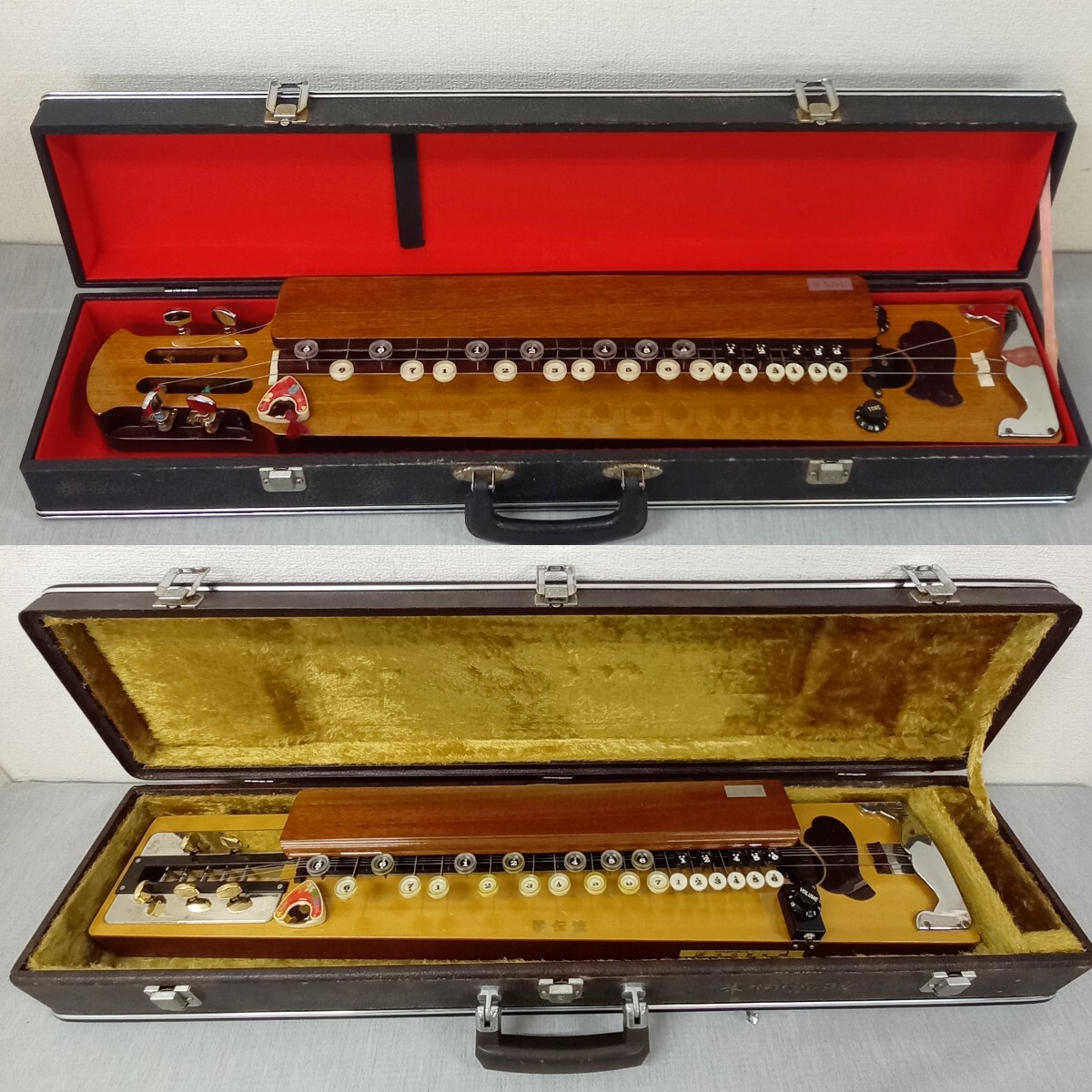新品未使用】 大正琴 琴伝流 2台 ・中古品 2台 合計4台セット