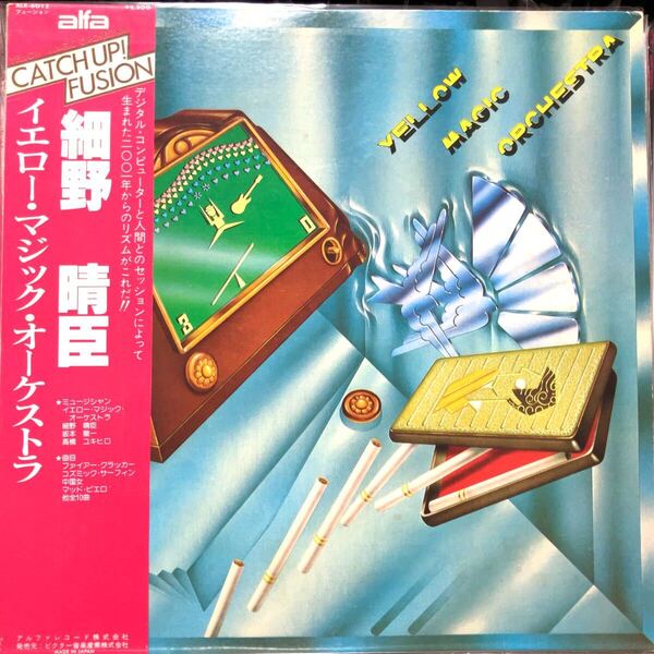 細野晴臣「YELLOW MAGIC ORCHESTRA」LP 帯付マト両面1半透明盤! イエローマジックオーケストラ YMO 坂本龍一 高橋幸宏