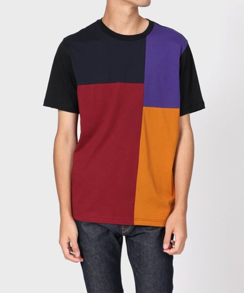 PS Paul Smith カラーブロックTシャツ XL コットン100% ポールスミス PS Paul Smith Colorblock T-shirt XL 100% Cotton Tee 半袖