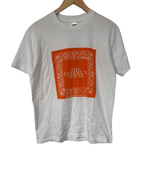 ぐっさん家 THE GOODSUN HOUSE Tシャツ M 東海テレビ公式 白×オレンジ T-shirt M Gussanchi Tokai TV White Orange