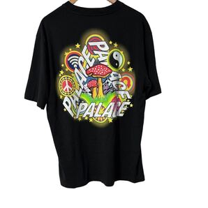 PALACE BUN 5G TRIPPY Tシャツ XL 黒 Psychedelic プリント 名作美品 PALACE BUN 5G TRIPPY Tee XL Black Psychedelic Classic Design