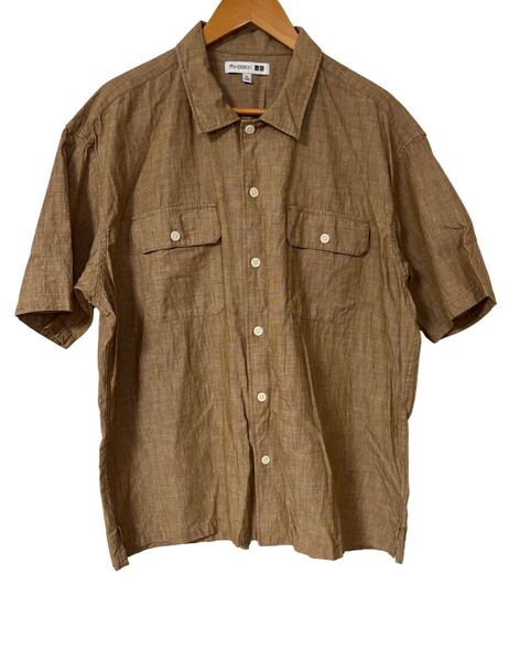 ユニクロ×JW ANDERSON シャンブレー風半袖シャツ XL コットン100 UNIQLO × JW ANDERSON Chambray Style Cotton Shirt XL