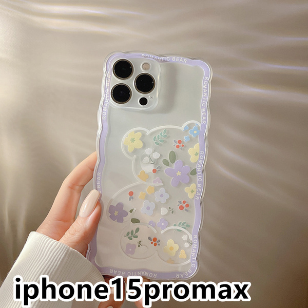 iphone15promaxケース カーバー TPU 可愛い お洒落 韓国 軽い ケース 耐衝撃 高品質154