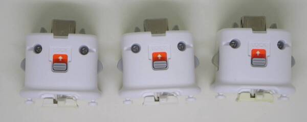 動作未確認 3個セット Wii モーションプラス シロ 端子部単品 RVL-026