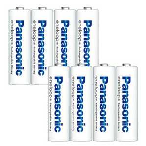 ★Panasonic eneloop 充電池 エネループ 単3形 8個(単4や単3ミックスに変更可) ★