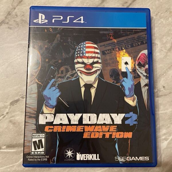 PAYDAY2 PS4 プレイステーション4 Play Station 4 Payday 2 Crimewave Edition 輸入版 銀行強盗 GTA グラセフ 動作確認済み